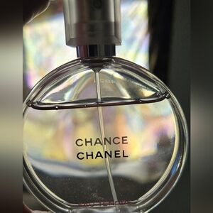 CHANEL 1.7 Oz. Chance Eau Tendre Fragrance in Clear Bottle (Barely Used)